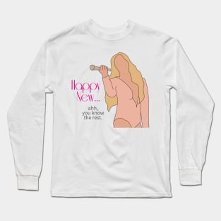 Mariah Carey Happy New Year Performance Meme Long Sleeve T-Shirt